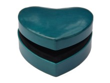 Peacock Heart-Shaped box