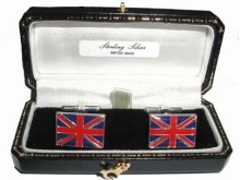 Sterling Silver Union Flag Cufflinks