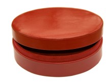 Red Oval Jewellery Box