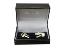 Sterling Silver Trowel & Fork cufflinks